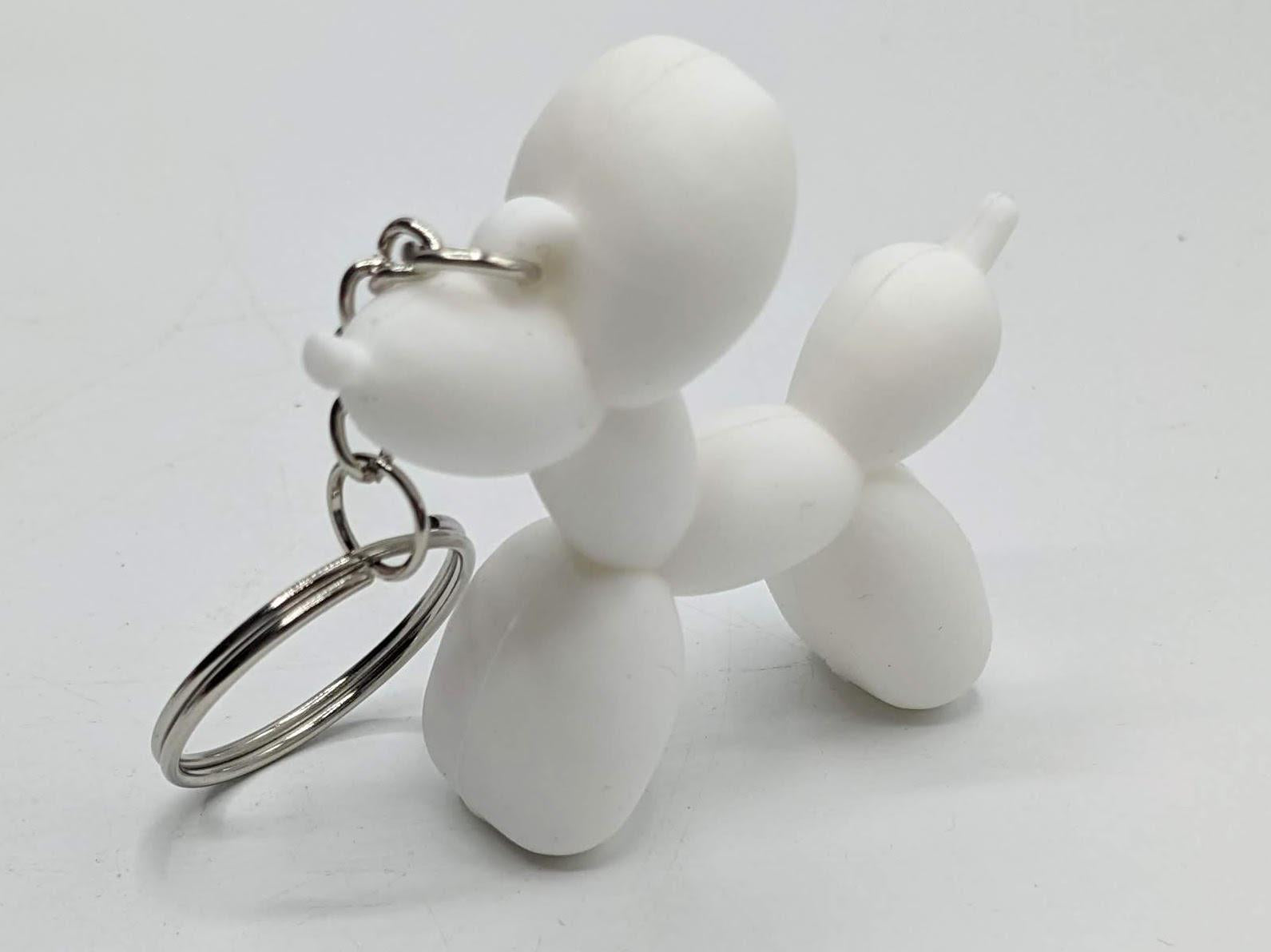 Rubber Dog Keyring / Dog Keyring / Rubber Dog Keychain / Dog Lover Keychain / Party Bag Filler / Puppy Keyring / Puppy Keychain / Dog Walker