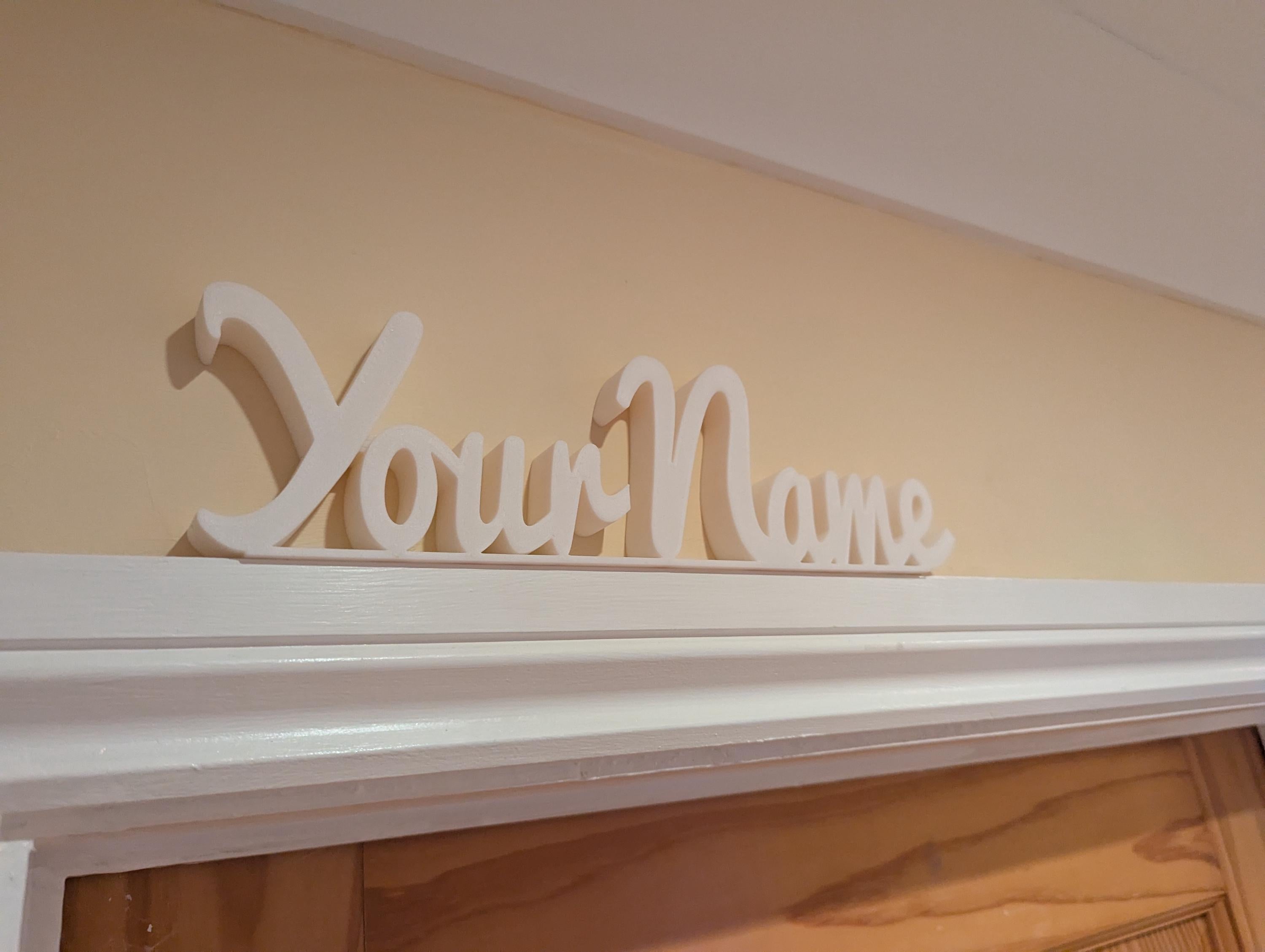 Personalised Door Sign, Door Topper, Custom Door Sign, Children Door Sign, Above Door Sign, Quirky Sign, Kids Room Door, Room Decor Door