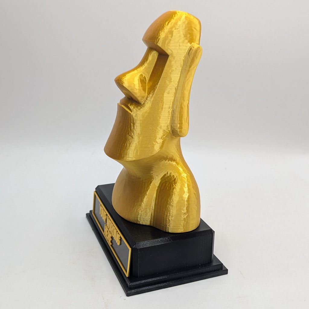 Personalised Moai Trophy, Moai Shape Gift, Easter Island Award Gift, Easter Island Lover Gift, Custom Trophy Award, Statue Shape Trophy