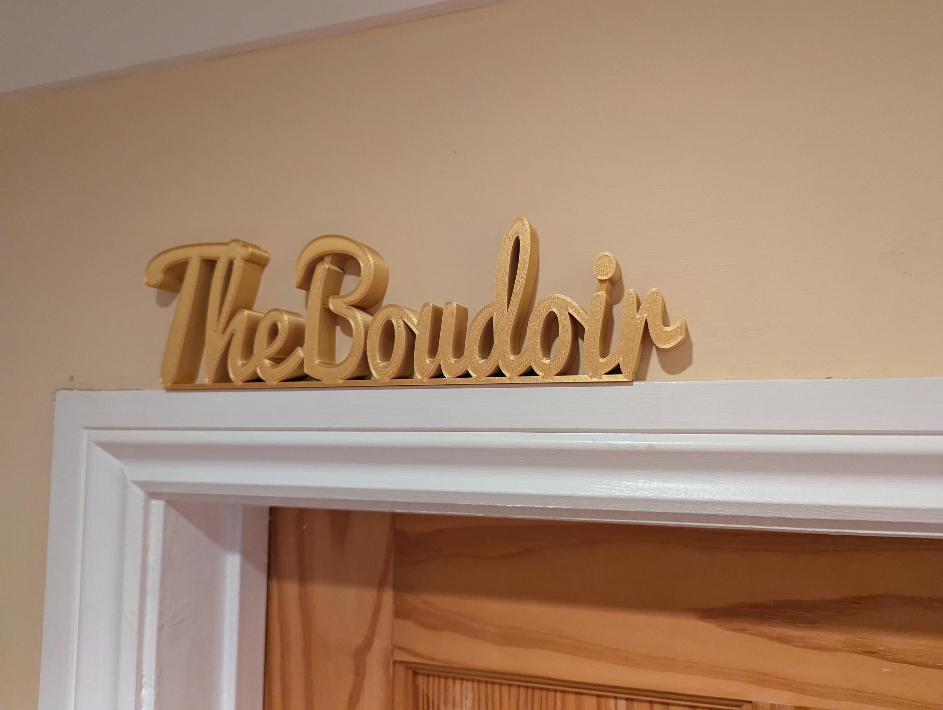 The Boudoir Door Sign, Boudoir Door Topper, Custom Door Sign, Bedroom Wall Sign, Above Door Sign, Quirky Door Sign, Fun Bedroom, Home Decor