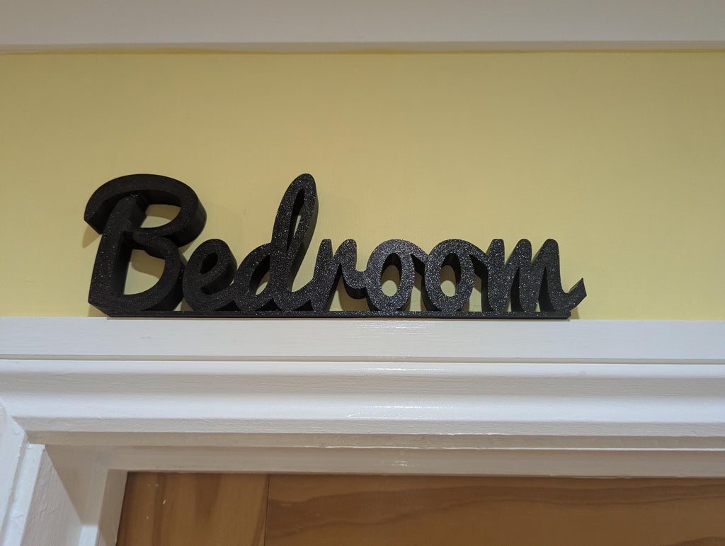 Bedroom Door Sign, Plaque for Bedroom, Custom Door Sign, Door Topper, Bedroom Sign, Above Door Sign, Bedroom Above Door Sign, Bedroom Label