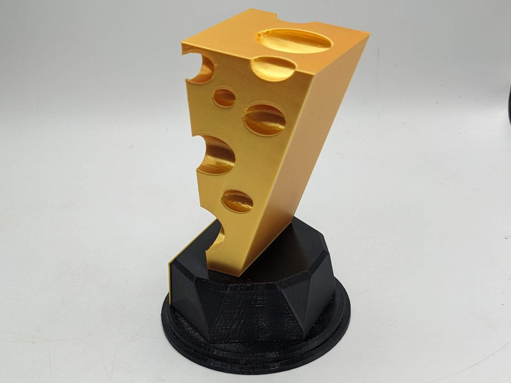 Personalised Cheese Trophy, Cheesy Award, Secret Santa Cheese Lover, Cheesy Jokes Trophy, Cheesiest Dad Jokes Award, Cheesy Office Trophy