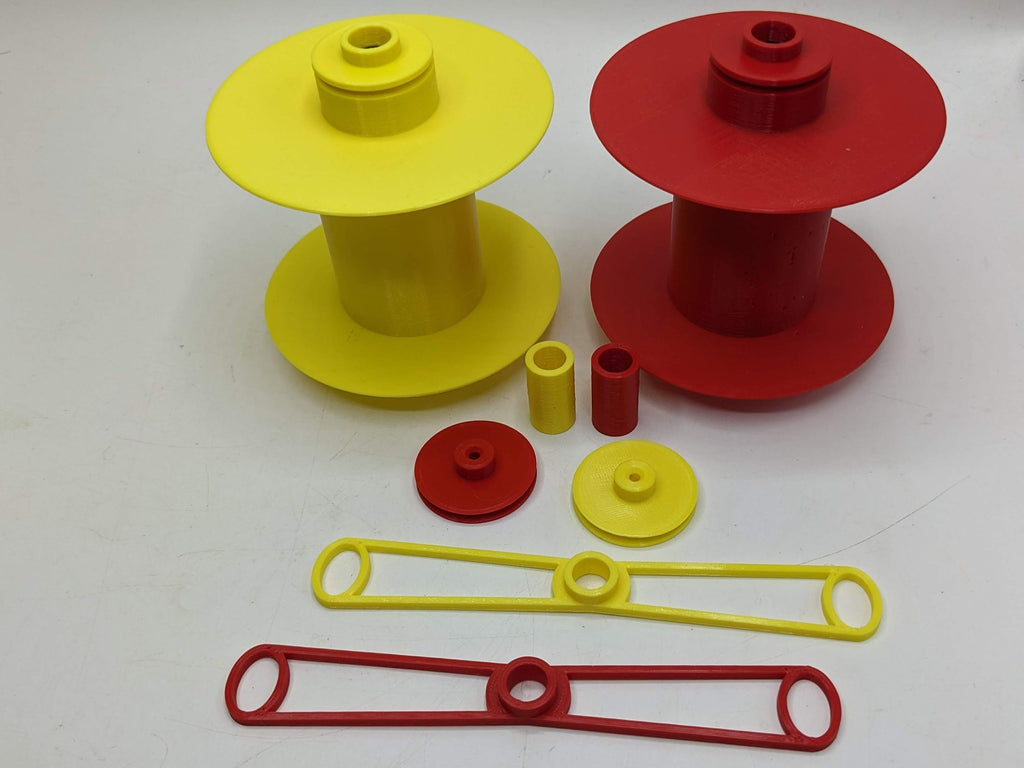 EEW 6.0 Lace Flyer Set (Qty: 1) - Bobbin, Bearings, Flyer Support & Pulley for EEW 6.0 / EEW 6.0 Accessories Set / Eew Spinning Wheel Set