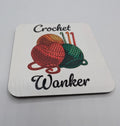 Crochet Wanker Coaster, Funny Gift for Crocheter, Crochet Gift, Mother's Day, Crochet Gift for Her, Crochet Gift For Him, Crochet Lover Gift