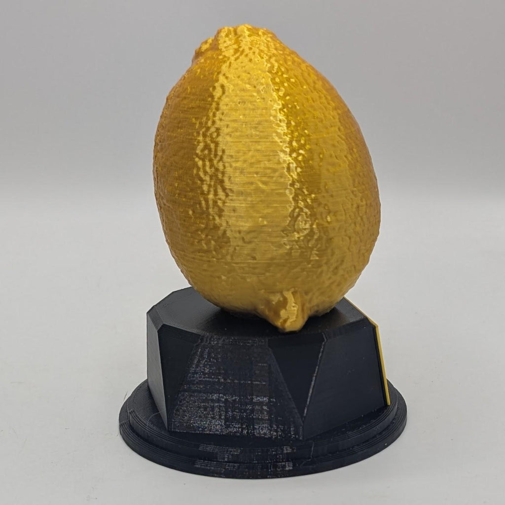 Personalised Lemon Trophy, What A Lemon Trophy, Golden Lemon Award, Custom Trophy, Lemon Gift , Funny Trophy, Lemon Lover, Office Trophy