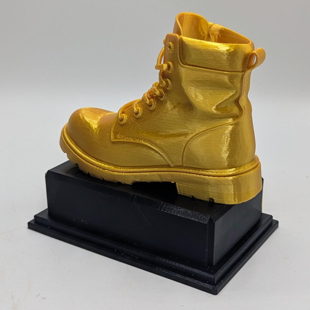 Personalised Boot Trophy, Boot Shape Gift, Old Boot Award Gift, Boot Joke Gift, Custom Trophy Award, Novelty Boot Award, Gold Boot Award