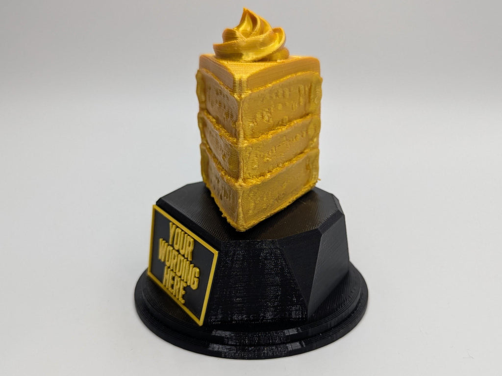 Personalised Cake Trophy, Cake Lover Trophy, Cake Award Trophy, Baking Trophy, Best Cake Maker, Baking Competition Award, Star Baker Cake