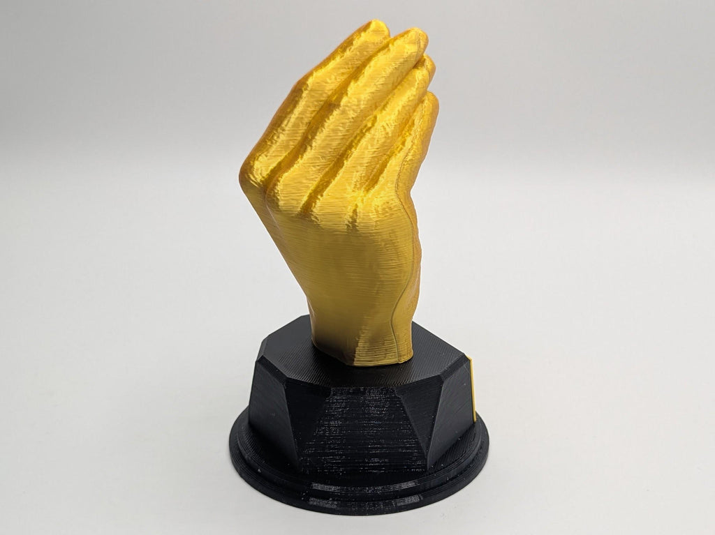 Personalised Italian Hand Gesture Trophy, Hand Gesture Trophy, Custom Trophy, Golden Award, Hand Gesture Award, Funny Trophy, Office Trophy