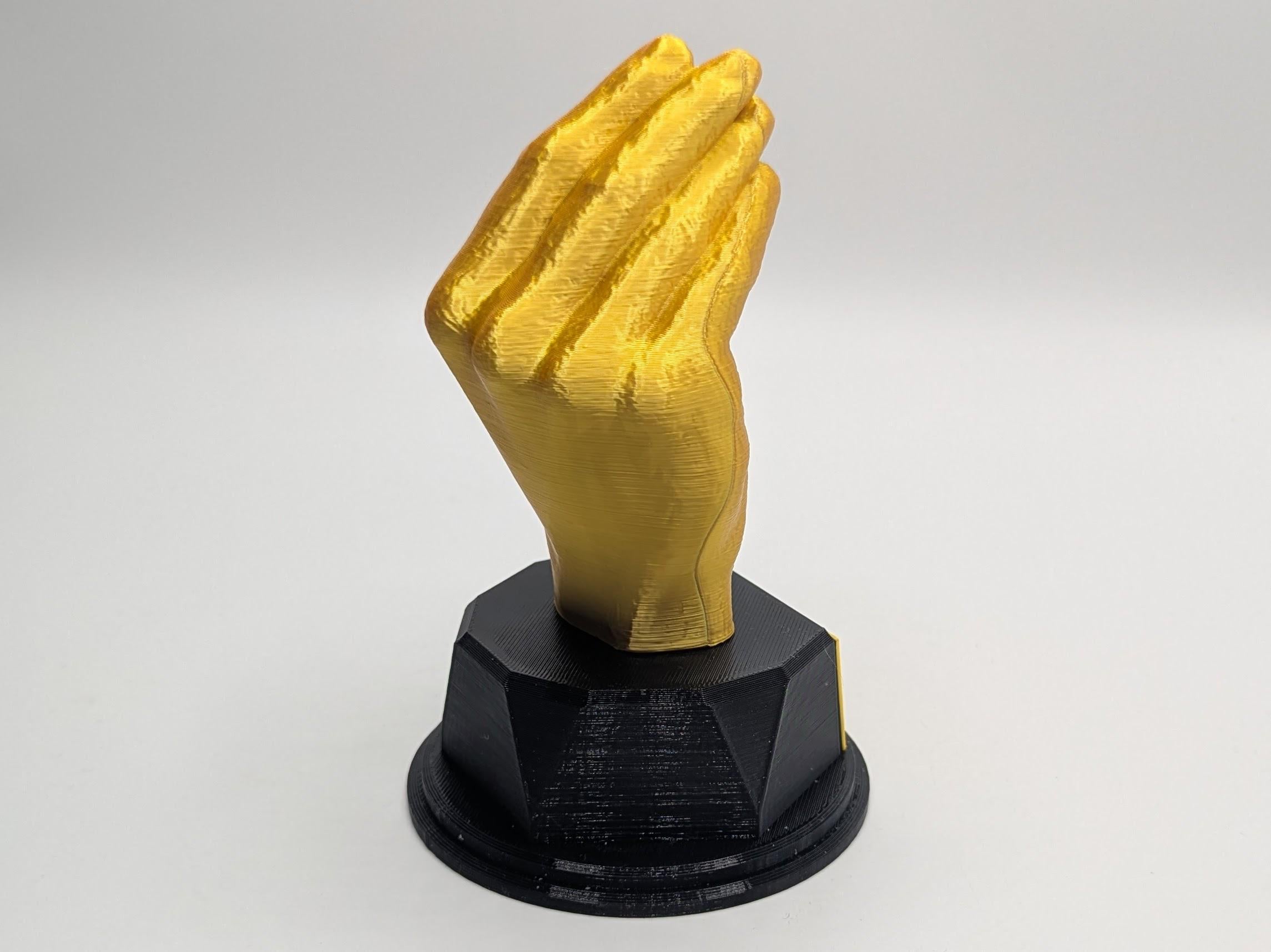 Personalised Italian Hand Gesture Trophy, Hand Gesture Trophy, Custom Trophy, Golden Award, Hand Gesture Award, Funny Trophy, Office Trophy