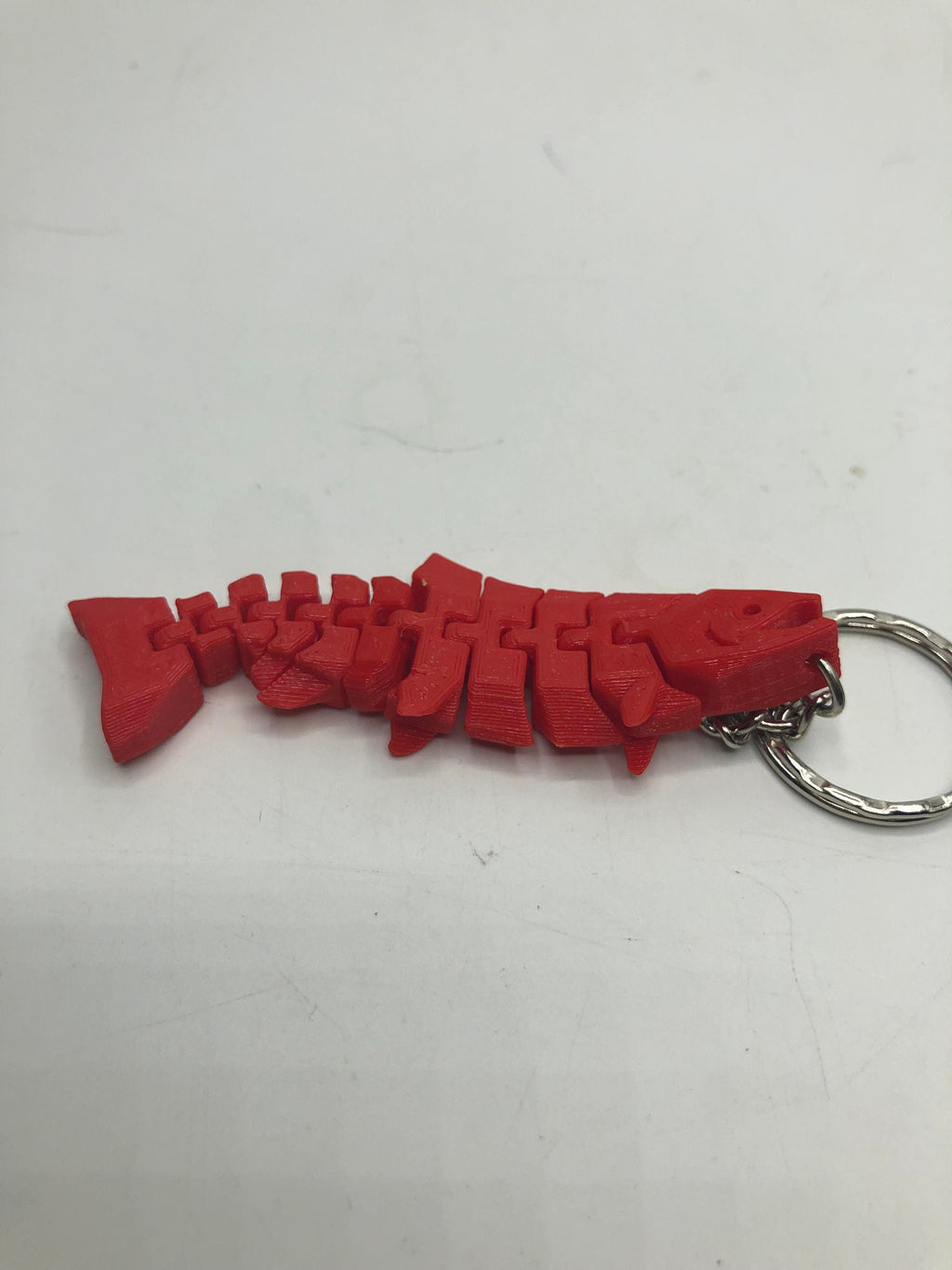 Fish Flexible Wiggly 3D Keyring / Bag Tag / Gift for Fishermen / Fishing / Anglers / Fun Fish Gift / Fish Bag Tag / Keyring / Fisherman Gift