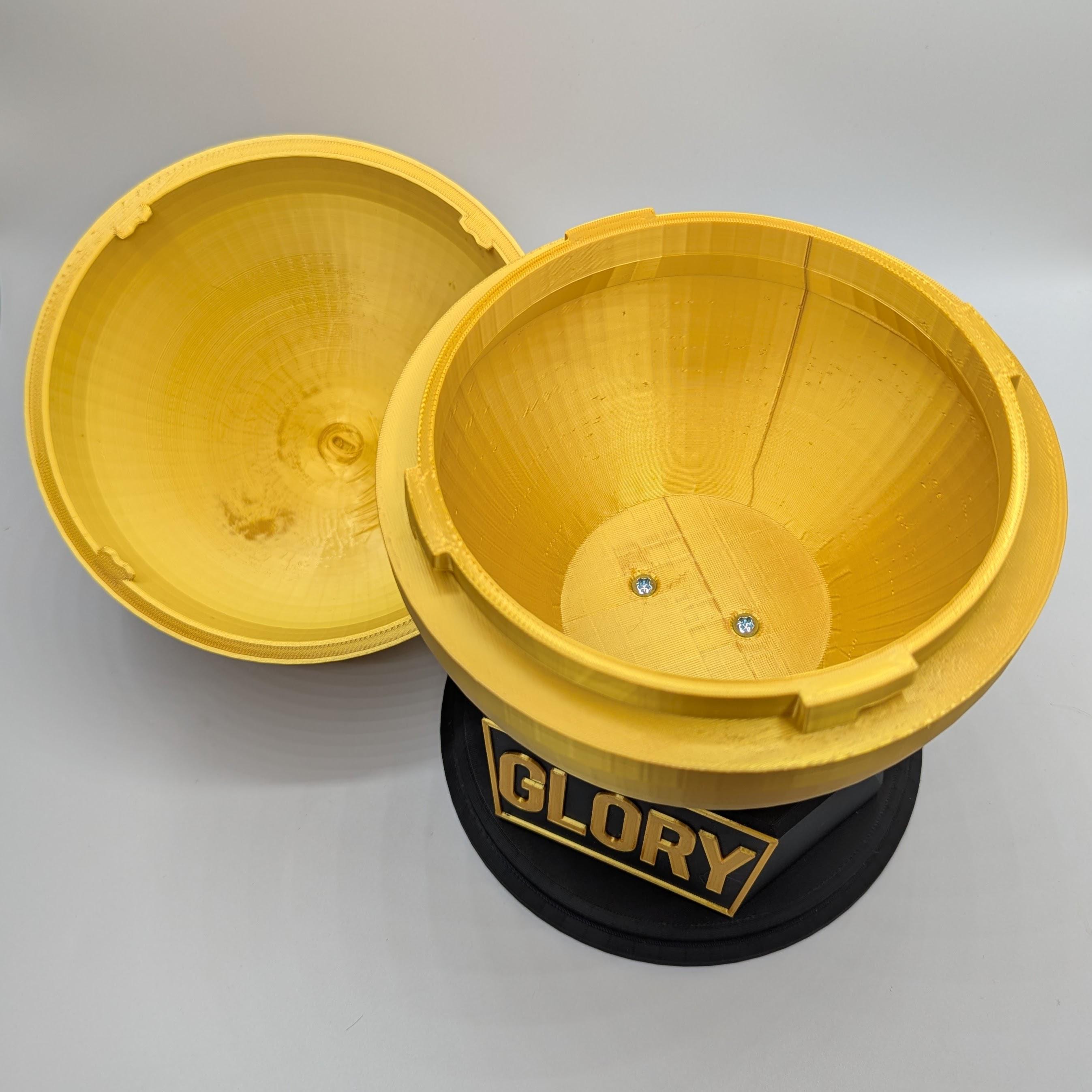 Personalised Golden Egg Trophy, Large Fillable Egg Award, Good Egg Award, Best Employee, Custom Trophy, Golden Goose Egg Award, Eggcellence