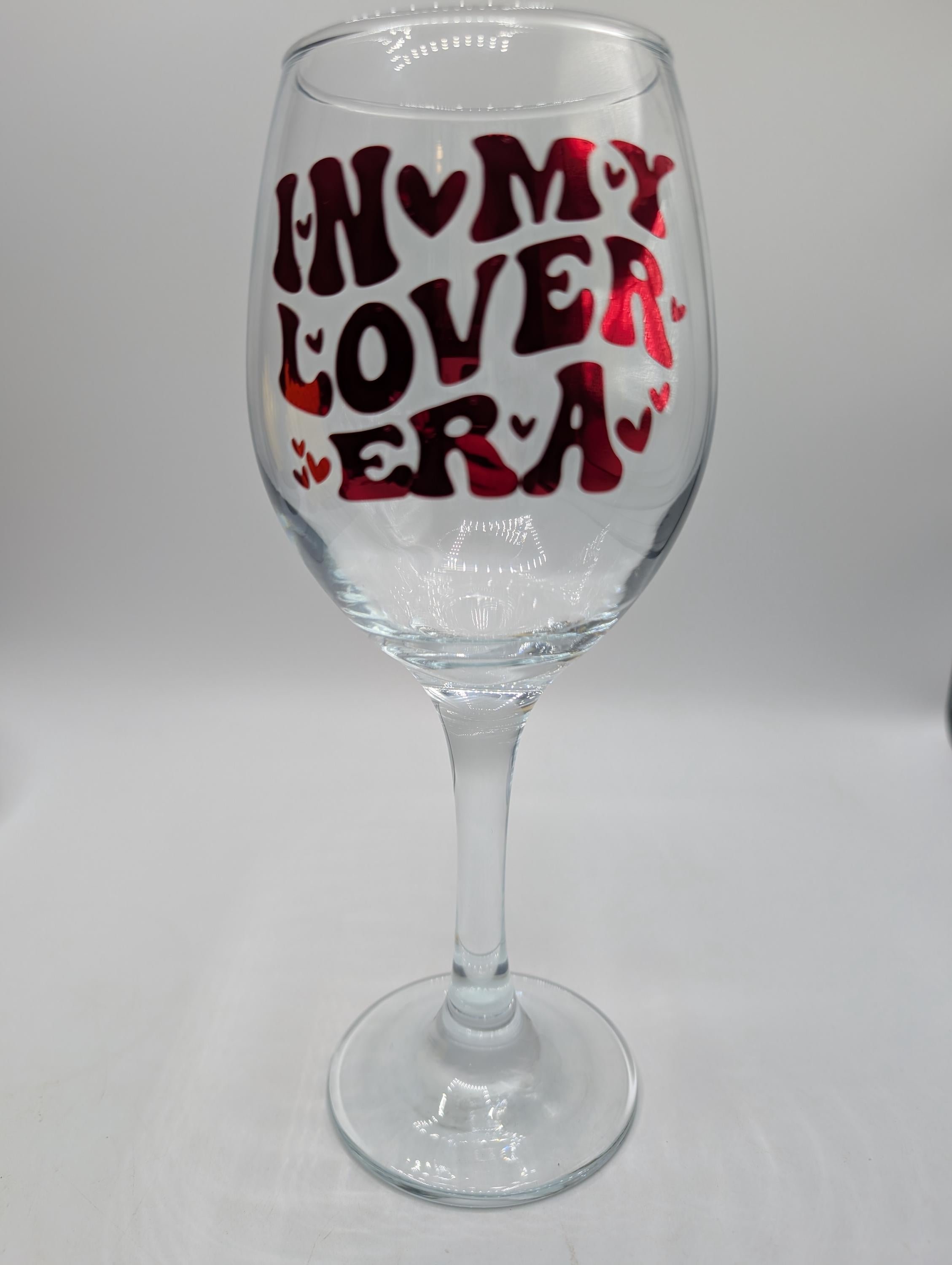 My Lover Era Glass, Gift for Her, Valentines Day Gift, Present For Her, Custom Lover Glass, Beer Lover Gift, Wine Lover Gift, Gin Glass Gift