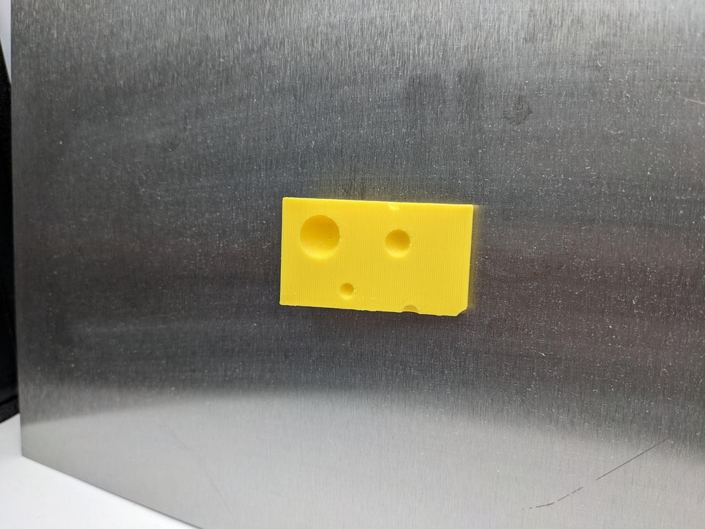 Swiss Cheese Style Magnet / Funny Novelty Magnet in the shape of Swiss Cheese/ Cheese Lovers Magnet / Magnet in the Shape of Cheese / Magnet