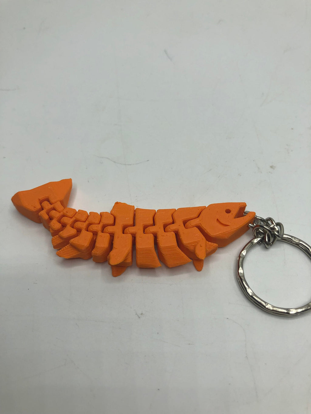 Fish Flexible Wiggly 3D Keyring / Bag Tag / Gift for Fishermen / Fishing / Anglers / Fun Fish Gift / Fish Bag Tag / Keyring / Fisherman Gift
