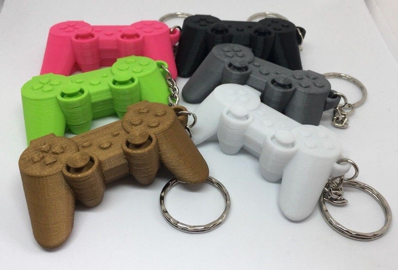 Playstation Controller Keyring / Video Game Controller Keyring / Bag Tag for Gamer / Gift for Gamer or Geeks / Gaming Gift / Gamer Stocking