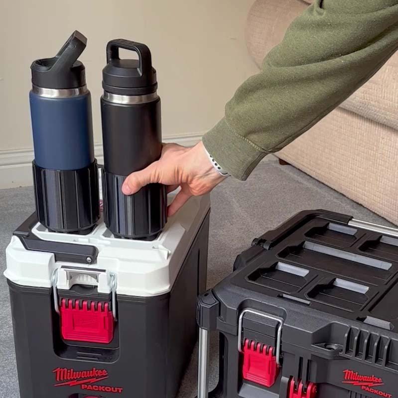 26oz 769ml Yeti Rambler Bottle Top Mount for Milwaukee Packout System / Milwaukee Packout System Yeti Rambler Bottle Top Mount / Packout