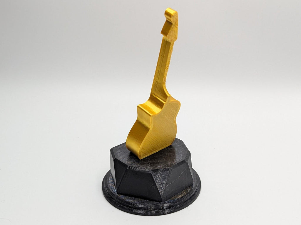 Personalised Acoustic Guitar Trophy, Guitar Trophy, Guitarist Award, Music Teacher Award,  Custom Trophy Gift, Guitar Player Gift, Guitarist