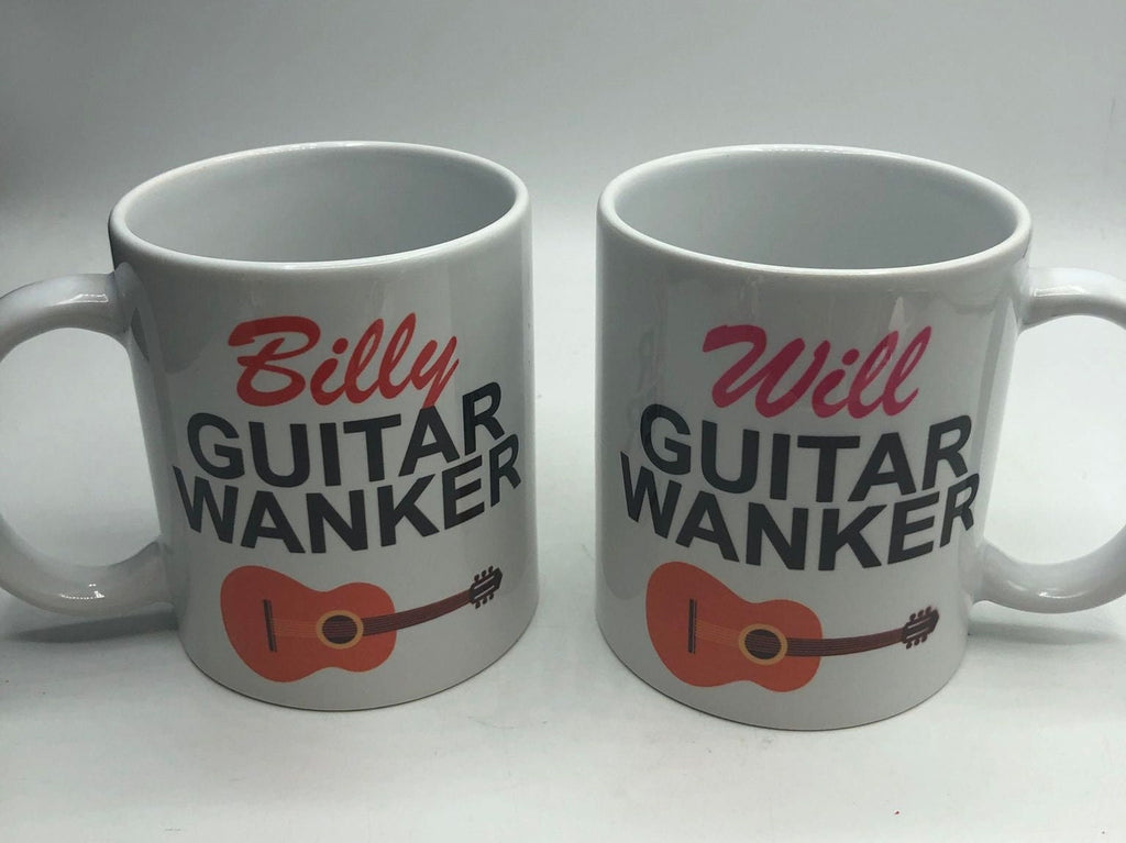 Guitar Wanker Mug, Guitarist Mug, Guitar Gift, Musician Gift, Funny Guitar Mug, Guitar Player Gift, Guitar Teacher Mug, Music Birthday Gift