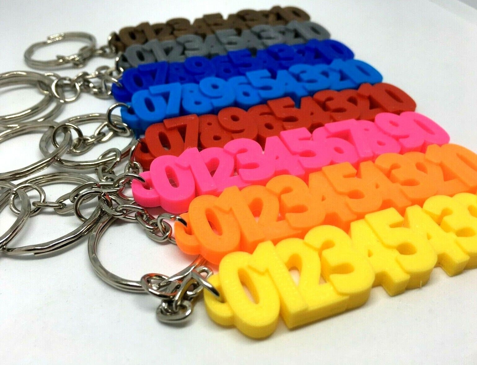 Phone Number Keyrings, Get Lost Keys Back, Telephone Number Keyring, Family Day Out, Lost Child, ASD, ADHD, Alzheimer's, Dementia, Under 5