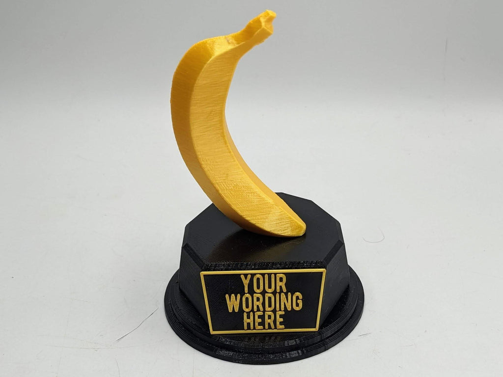 Personalised Banana Trophy / Top Banana Trophy / Banana Fun Trophy / Banana Gift / Banana Award / Banana Joke Trophy / Banana Award / Banana