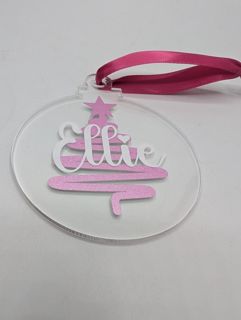 Personalised Christmas Bauble, Christmas Tree Bauble, Tree Personalised Decoration, Custom Bauble, Stocking Filler, Christmas Tree Decor