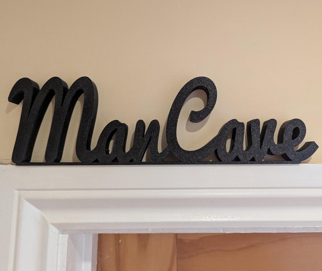 Man Cave Door Sign, Man Cave Room Sign, Custom Door Sign, Door Topper, Home Decor,  Dad Shed Sign, Door Frame Art, Man Shed Sign, Funny Sign