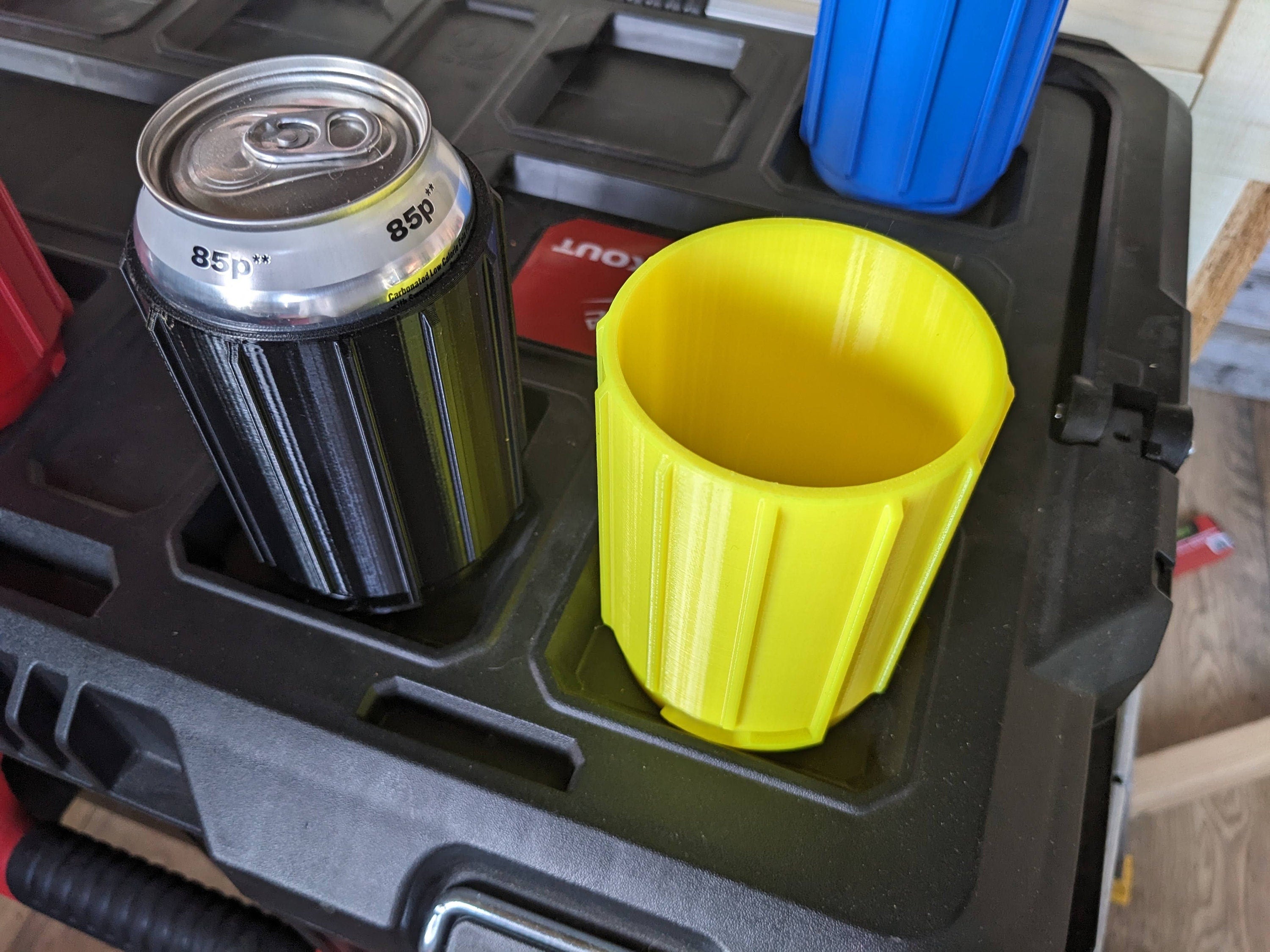 Milwaukee Packout Top Drinks Can / Energy Drink Holder Mount for the Packout System / Milwaukee Tool Gift /