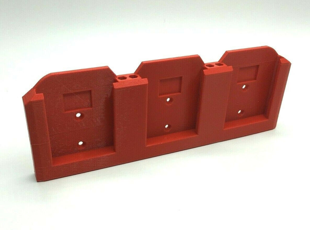 Triple Wall Shelf Mount for BOSCH 18V BATTERIES / Bosch 18v Battery Holder / Bosch 18v Battery Mount / Mount for Shed Van Workshop 4Ah 5Ah