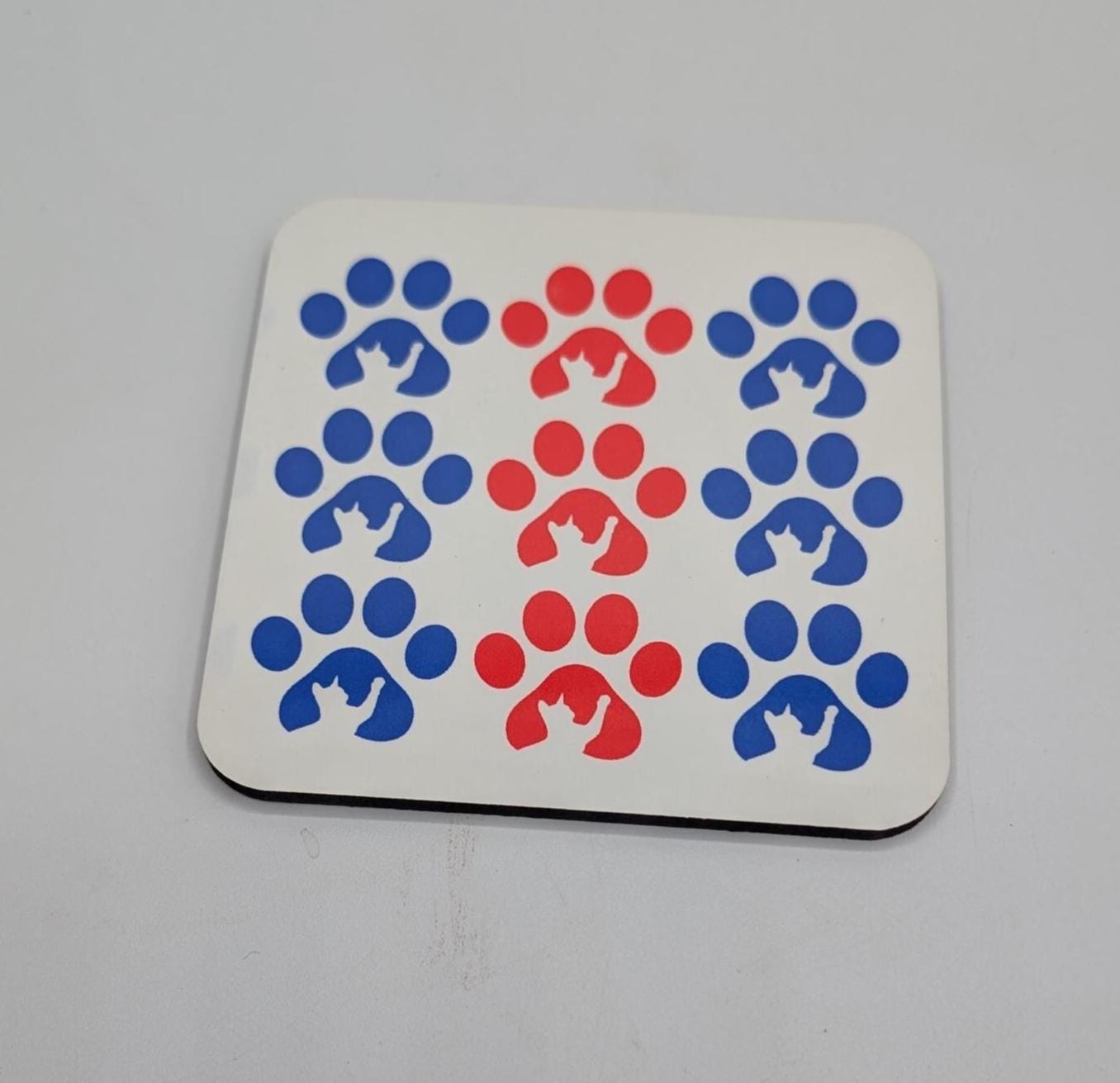 Cat Paw Print Coaster, Cat Lover Gift, Cat Mum Gift, Cat Dad Gift, Animal Coaster, Kitten Owner Gift, Gift for Cat Owner, Cat Paw Shape