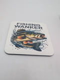 Fishing Wanker Coaster, Funny Gift for Fishermen, Fishing Gift, Fathers Day Gift, Gift for Him, Angler Gift, Joke Fishing Gift, Fishing Gift
