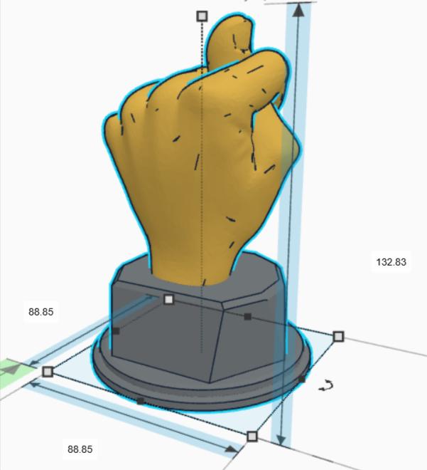 Personalised Got Your Nose Trophy, Hand Shape Gift, Got Your Nose Award, Nose Joke Gift, Custom Trophy Award, Novelty Nose Award, Gold Hand