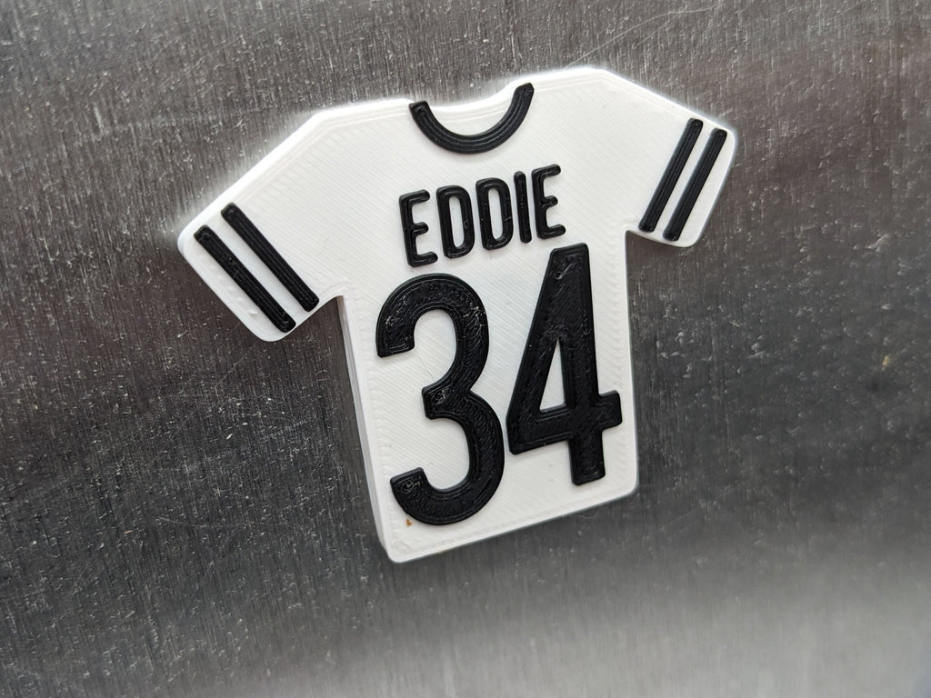 Personalised Football Shirt Magnet / Soccer Magnet / Football Party Bag Fillers / Football Team Magnets / Football Gift / Football Favour