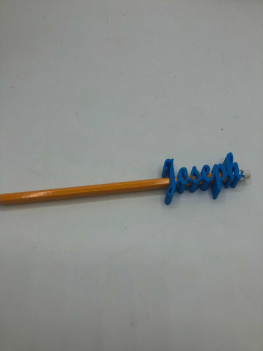 Personalised Script Pencil Topper / Party Bag Filler / Gift for Teachers / Gift for Office Staff / Under 5 Pound / Pencil Topper with Pencil