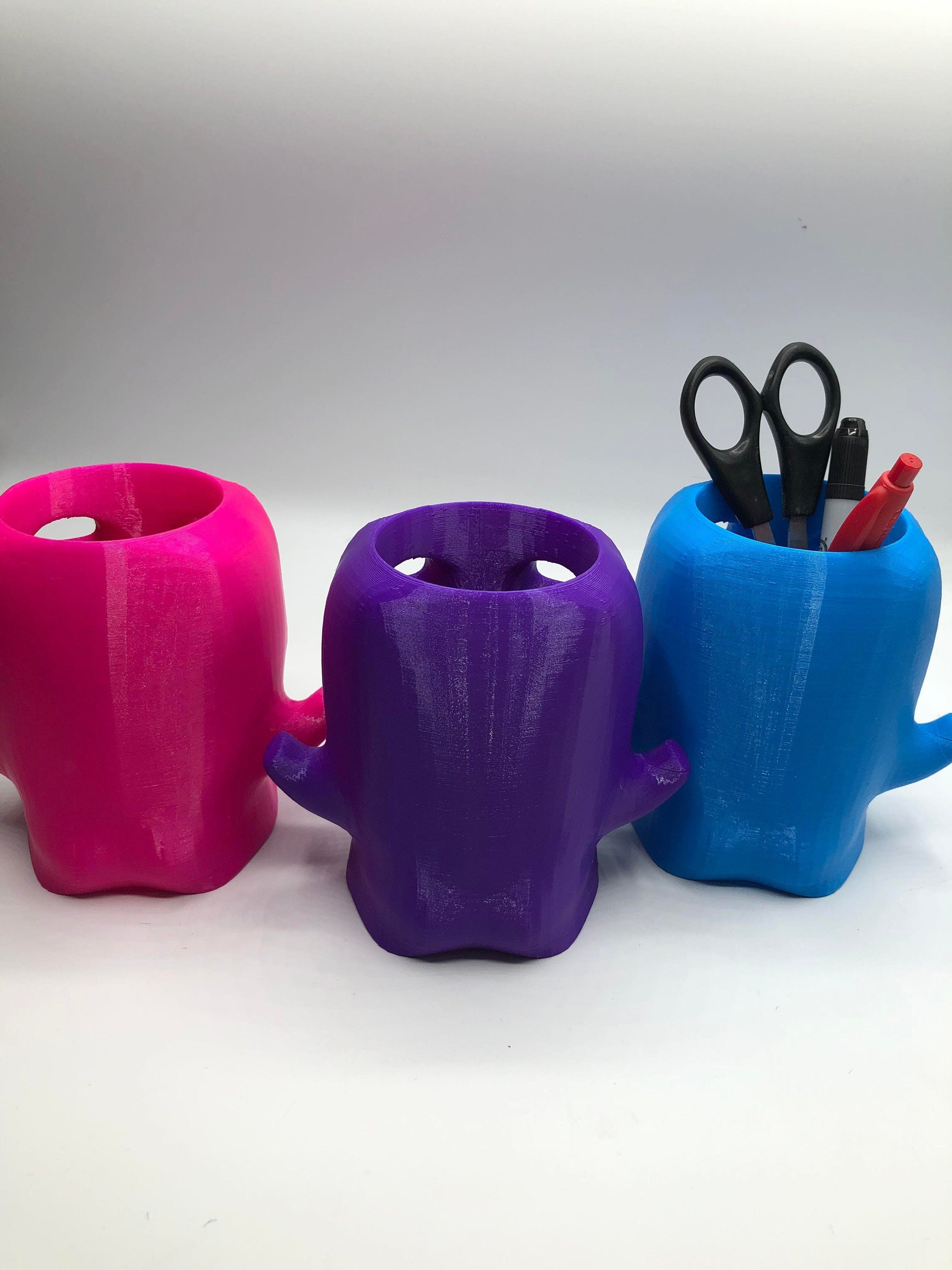 Halloween Monster Pen Pot, Makeup Brush Holder, Monster Desk Buddy, Monster Storage Pot, Halloween Pen Pot, Halloween Storage Pot Gift