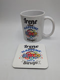 Personalised Bingo Mug / Funny Bingo Mug / What Happens at Bingo Mug / Gift for Bingo Player / Bingo / Gift for Bingo Lover / Bingo Gift