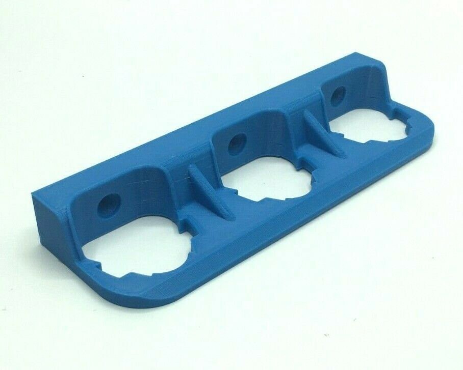 Triple Battery Mount for Parkside 12V 4ah Batteries - Shed or Workshop (Qty:1)