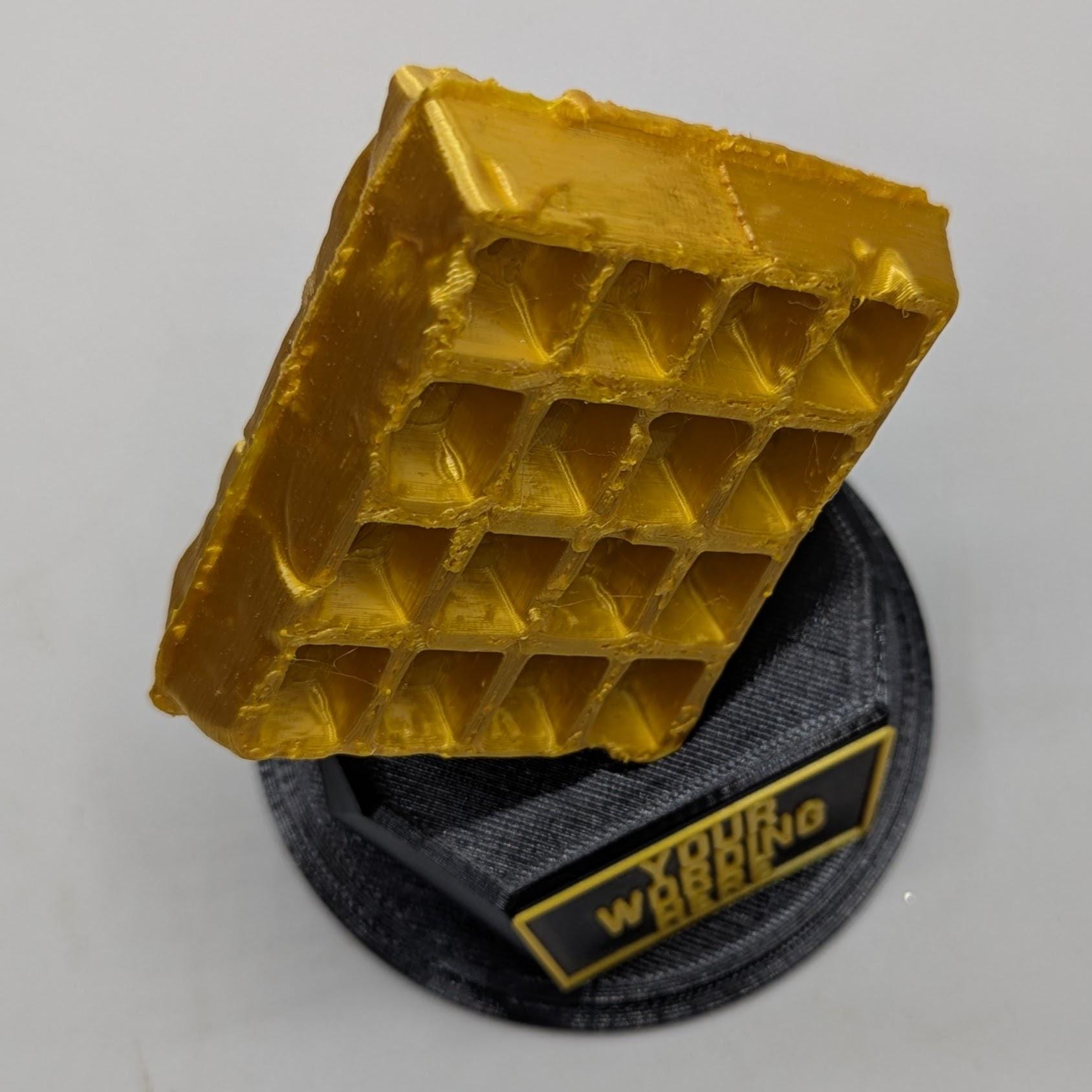 Personalised Waffle Trophy, Waffle Award Gift, Custom Trophy Gift, Funny Waffle Award Gift, Office Trophy, Waffle Lover, Biggest Waffler