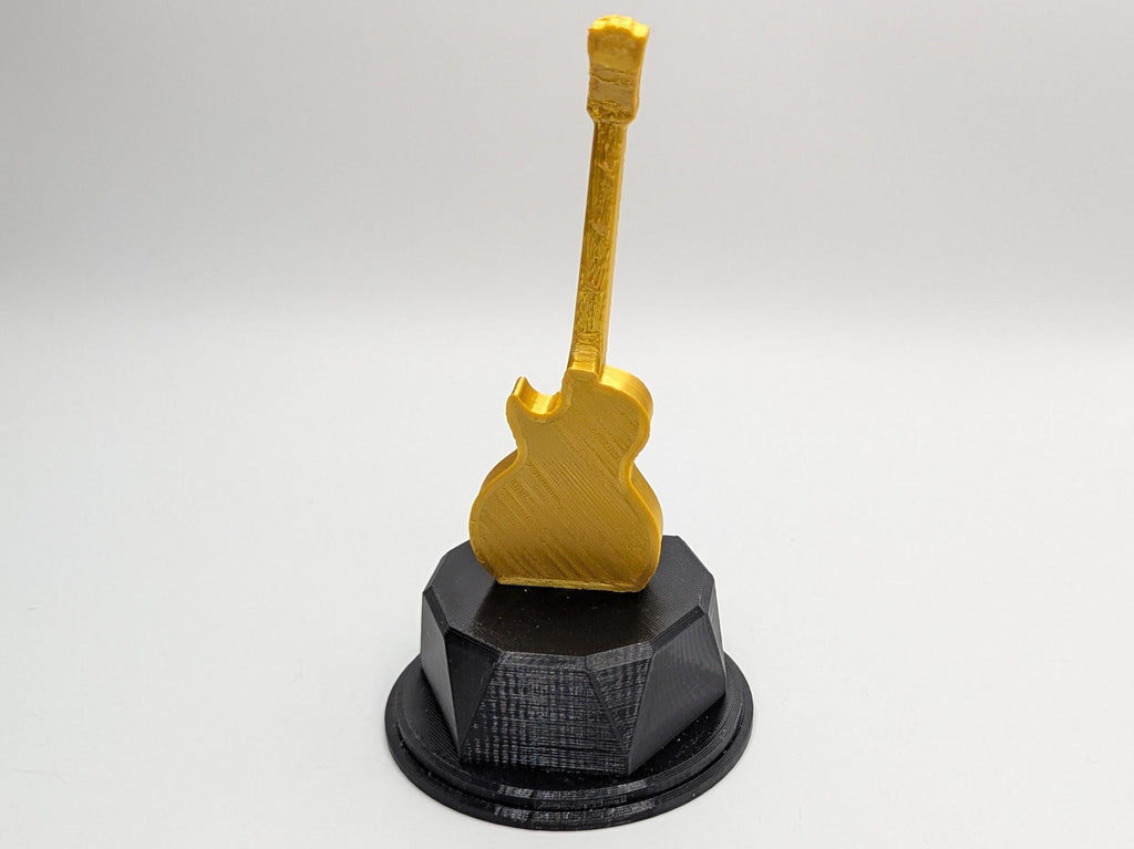 Personalised Electric Guitar Trophy, Guitar Trophy, Guitarist Award, Music Teacher Award,  Custom Trophy Gift, Guitar Player Gift, Guitarist