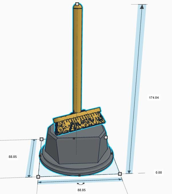 Broom Trophy, Station Sweeper Award, Custom Trophy Gift, Sweeper Trophy, Broom Award, Cleaner Trophy, Cleaner Award, Office Trophy, Broom