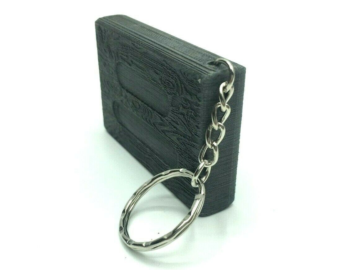 Beskar Steel Ingot Replica Keyring / Bagtag -Weighted Hand Finished