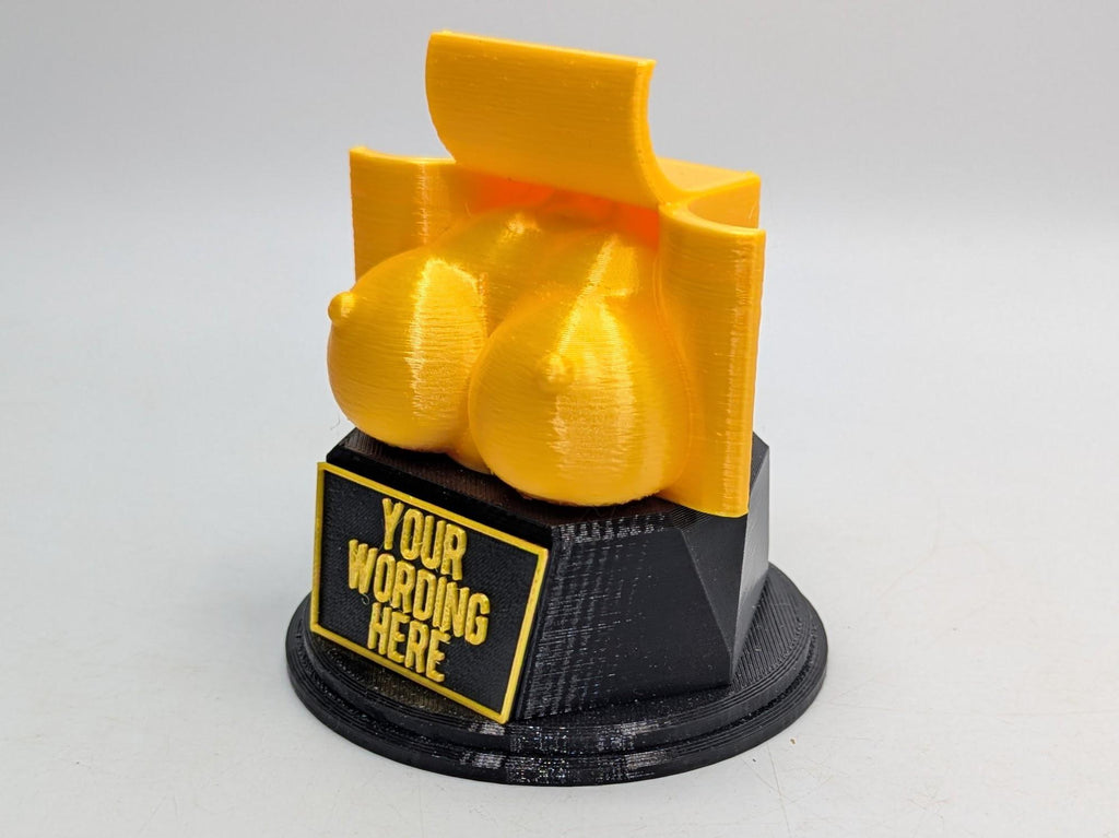Personalised Booby Prize Trophy, Booby Trophy, Booby Novelty Trophy, Booby Gift, Booby Award, Joke Boobs Trophy Award, Boobs Office Award
