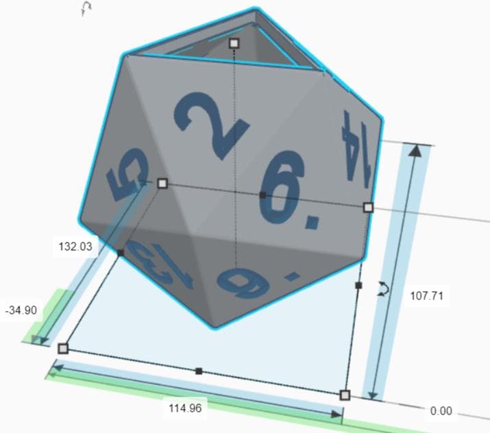 D20 Dice Pen Pot for Role Playing Table Top Gamers / D20 Pot Table Top Gaming / RPG Dice Pen Pot Gift / Pen Pot in the shape of D20 Dice