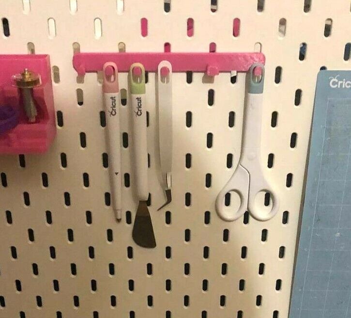 Cricut Tool Holder Mount for Skadis Pegboard / Mount for Cricut Tools & Accessories / Cricut Tool Holder for Cricut Air Tools / Cricut Maker