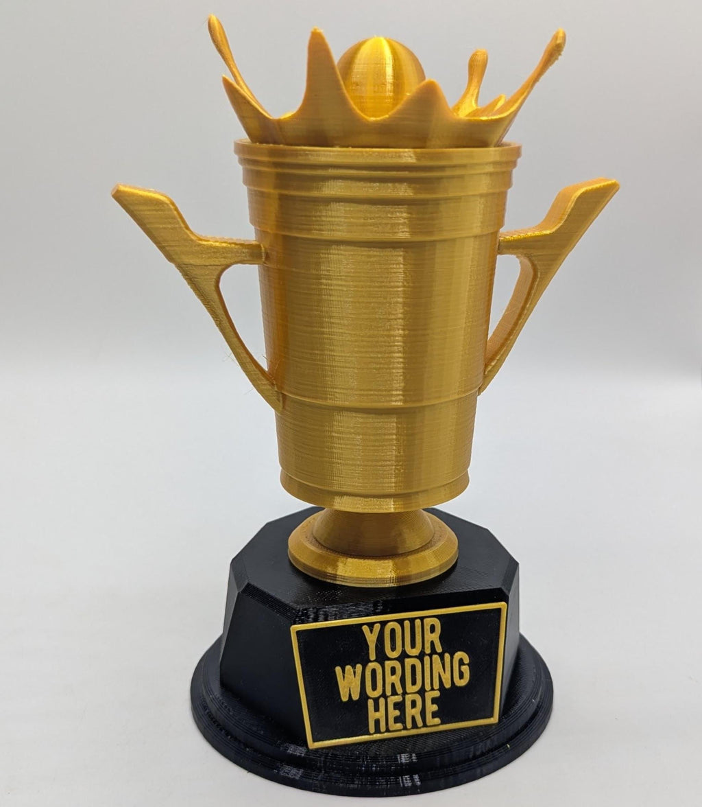 Personalised Beer Pong Trophy, Stag Night Trophy, Biggest Drinker Award, Custom Trophy, Beer Lover Gift, Funny Trophy, Office Beer Trophy