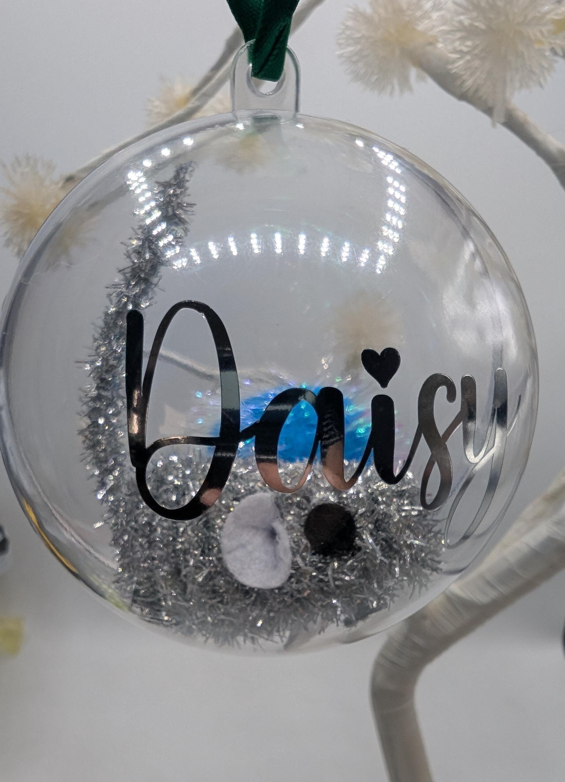 Personalised Cat Toy Bauble, Kitten Gift Box Gift, Kitten Personalised Decoration, Cat Christmas Gift, Cat Bauble Keepsake, Kitten Bauble