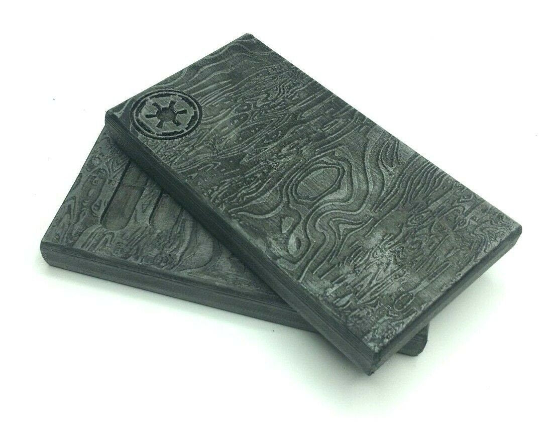 Beskar Steel Ingot Replica Prop - Weighted and Hand Finished (x1 / Beskar Replica Weighted Prop Gift / Beskar Gift Replica / Replica Beskar