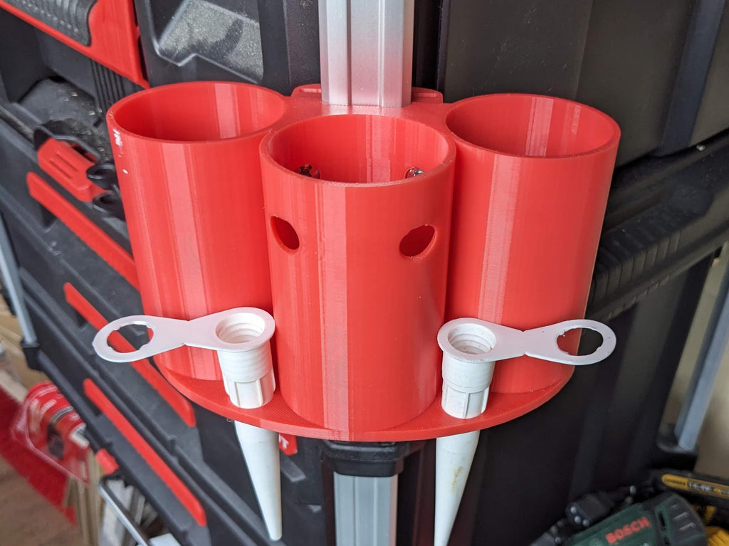 Silicon Sealant Caulk Tube Mount / Holder for Milwaukee Packout Corner Rail System