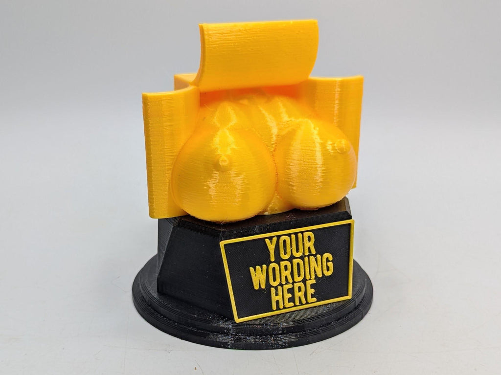 Personalised Booby Prize Trophy, Booby Trophy, Booby Novelty Trophy, Booby Gift, Booby Award, Joke Boobs Trophy Award, Boobs Office Award