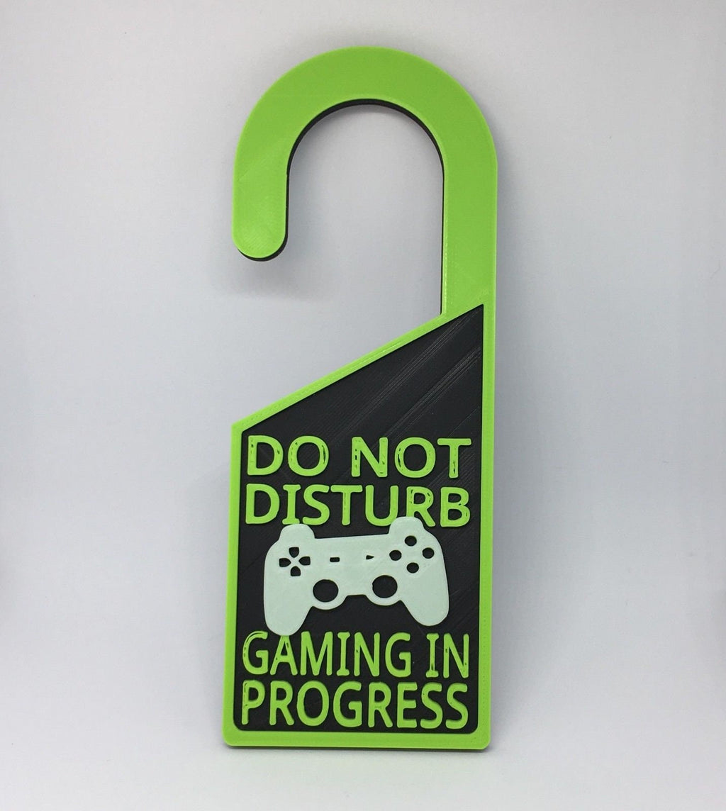 Gaming Do Not Disturb Door Sign / Gamer Do Not Disturb Sign / Gaming in Progress Sign / Do Not Disturb Gaming in Process / Gaming Room Decor