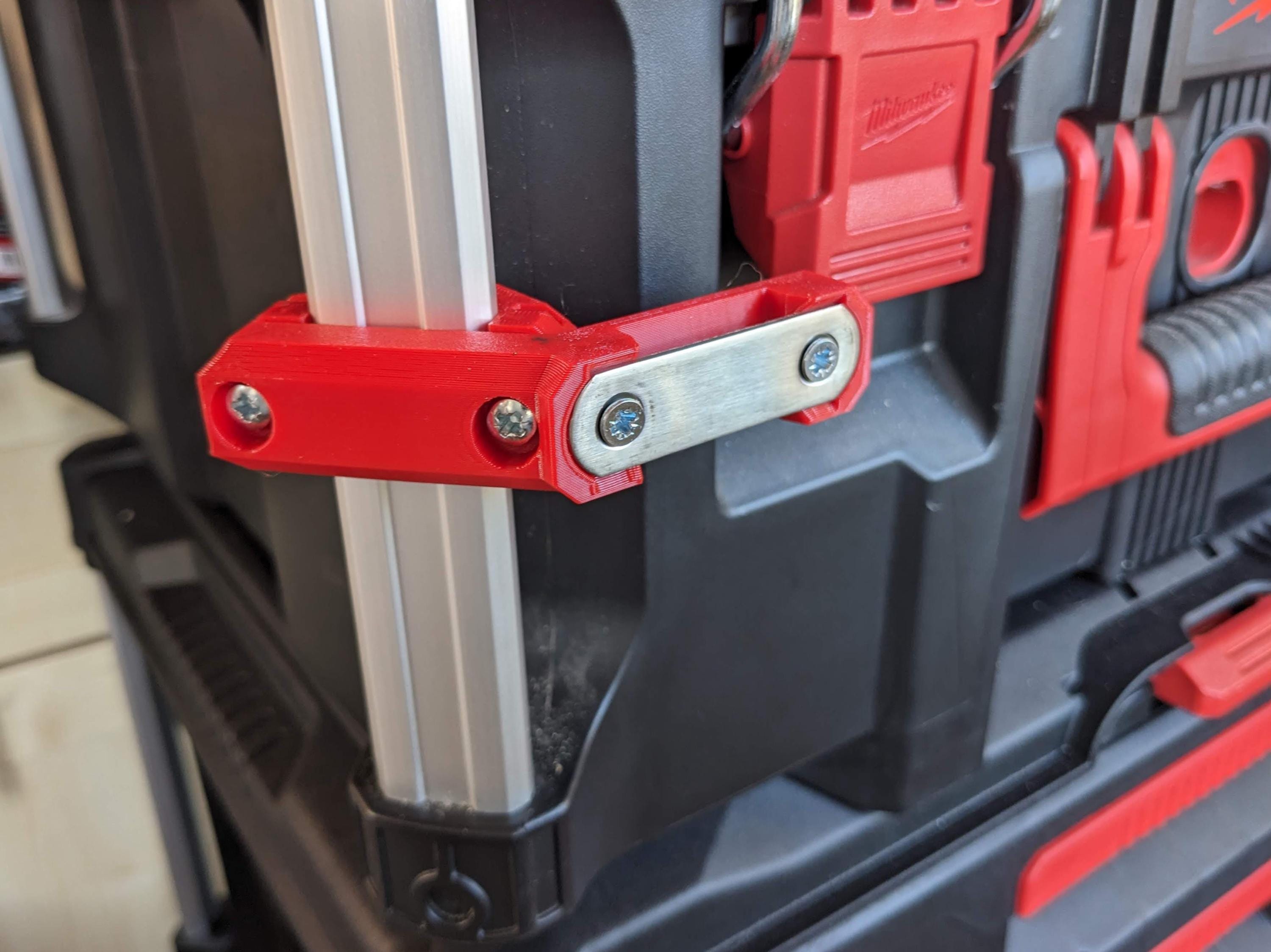 Tape Measure Holder / Mount for Milwaukee Packout Corner Rail System / Tape Measure Mount for Milwaukee Packout Corner Rail System / Mount